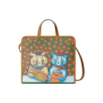 GUCCI l&otilde;uendist nahast kandekott, Crossbody kott lastele Basic Set (Bag + Dustproof Bag) pruun