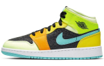Jordan 1 Mid SE Aurora Green GS BQ6931-037 37.5