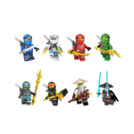 Ninja ehitusklotsid Ninjago minifiguurid Laste m&auml;nguasjad Kingitused 8 tk komplekt Sobib Lego
