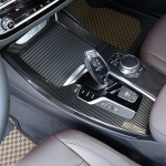 S&uuml;sinikkiust auto sisemine k&auml;iguvahetusnupu kate Multimeedia nuppude paneeli trimmi kleebis Auto tarvikud BMW X3 G01 X4 G02 2018 jaoks Style B