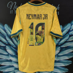 [199 inimest kiidavad] 2026 Brasiilia s&auml;rk Brasiilia nr. 10 Neymar m&auml;lestusv&auml;ljaande jalgpallis&auml;rk m&auml;ngija versioon S