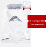 Pildi ja lennusaatja vormikomplekt: Pikk/L&uuml;hike varrukas valge s&auml;rk suveks 4XL gray