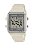 CASIO Collection Meeste Digitaalkell W-221H-8AJF Ivorii Retro Keskmise suurusega Disain Stopper 5 ATM Veekindel elevandiluuvalge