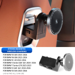 Tagumise istme magnetiline telefonihoidja kinnitusliist Auto kinnitus BMW X3 X5 X6 5. seeriale 7. seeriale 2025 G45 IX i5 G60 G05 G06 G61 1pc wireless charger