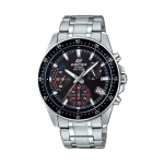 Casio Meeste Edifice Analoogn&auml;iduga Kvarts H&otilde;bedane K&auml;ekell, H&otilde;bedane/Must EFV-540D-1AVUDF gray