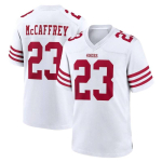 San Francisco 49ers NFL Jalgpallis&auml;rk McCaffrey 23 Bosa 97 Tikitud Meeste Meeskonna Spordir&otilde;ivad White 23
