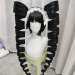 Danganronpa Celestia Ludenberg Cosplay Kost&uuml;&uuml;m, Yasuhiro Taeko Kleidisett Parukiga L white