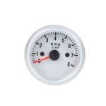 Tahhomeetri kiirusm&otilde;&otilde;tur koos hoidikuga autole 2  52mm 0-8000 RPM sinine LED valgus