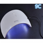 SUN9S 24W UV LED k&uuml;&uuml;nelamp 110-240V k&uuml;&uuml;nekuivati ​​UV lambid manik&uuml;&uuml;ri t&ouml;&ouml;riist valge/roosa