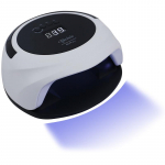 75 W UV LED k&uuml;&uuml;nelamp valge valgusega k&uuml;&uuml;nte geelid manik&uuml;&uuml;rimasin taimeriga k&uuml;&uuml;nekuivatiga valge