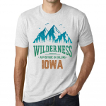 Ultrabasic Homme Graphique Tee-s&auml;rk Graafiline T-s&auml;rk Wilderness IOWA White Smoke XS valge suitsuv&auml;rv
