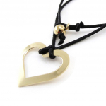 Les Tr&eacute;sors De Lily [D4587] - Collier Plaqu&eacute;-Or 'L'Amour tout Simplement' kuld