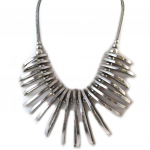 Les Tr&eacute;sors De Lily [F5160] - Collier Cr&eacute;ateur 'Kilimanjaro' Argent&eacute; Nacre h&otilde;be