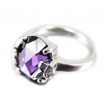 Bague Argent 'Scarlett' violet 54 lilla