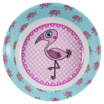 Les Tr&eacute;sors De Lily [R0636] - s&uuml;gav melamiinplaat 'Saperlipopette' roosa sinine (Flamingo) - 19x5 cm Heleroosa