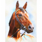 5D DIY teemantmaal Clydesdale'i mustand hobune teemantmaal Ristpistes kodu Dekoratiivsed kingitused 20X30CM