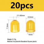 20 TK Oranžid silindrilised plastist liugurid, silikoonseelikud ja kummist lips, fikseeritud kattega merep&uuml;&uuml;gi peibutis tarvikud