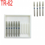10 tk/komplekt Hambaravi 1,6 mm FG Teemantpuuriga puurikomplekt Sobib suure kiirusega k&auml;siinstrumentide poleerimiseks hambaravi laboriseadmetele TR-62