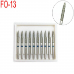 10 tk Dental Diamond Burs High Speed ​​Burs Medium Dentist hammaste poleerimist&ouml;&ouml;riistad hambaarstile FO-13