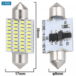 C5W C10W LED-pirn 31mm 36mm 41mm 3014 SMD 6000K autos&otilde;iduki salongi lugemisvalguse kliirensi pirnid auto plaadilamp valge 12V