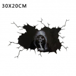 1 tk Happy Halloweeni vaikne pealuu kleebise aken Kodukaunistuse kleebisega autokleebise sisekujundus 20*30cm