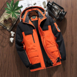 Kaubam&auml;rk Winter Parkas meeste soe paks tuulekindel jope Meeste kvaliteetne mitmetaskuline kapuutsiga mantel Meeste veekindel v&auml;lisriided M -9xl XL