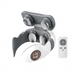 Kaasaskantav elektriline kaelamasseerija emakakaela masseerija kaela l&otilde;dvestamiseks, valu vaigistav kuumutusteraapia 4 valge