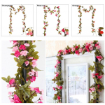 Flower Kunstlilled Kunstlik rotangist vanik &scaron;ampanjav&auml;rvi