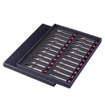 22 tk roostevabast terasest t&auml;toveeringu otsikute komplekt RL M1 DT segatud &uuml;hekordselt kasutatavate t&auml;toveeringuotste t&auml;toveerimismasin h&otilde;be