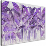 L&otilde;uendiprint Violetsed banaanilehed 60x40 lilla