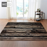 Tumedav&auml;rviline puidust teraga tr&uuml;kitud 3D-vaip elutoa jaoks, &uuml;lipehme kristallsametine vaip, p&otilde;randamatt, magamistoa sisekujundus 120x180cm 1pcs