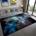 Space Planet vaip T&auml;histaeva vaip elutoas Vaip Illusioon vaip Kodusisustus Magamistoa matt Laste vaip Karvane ala vaip 100cm x 150cm