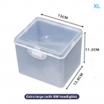 P&ouml;&ouml;rake l&auml;bipaistev lauaarvuti hoiukarp Led esitulede pakendikarp plastikust kast