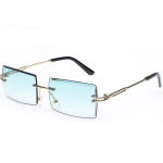 Naiste &auml;&auml;risteta ristk&uuml;likuvarjud ookeanivesi p&auml;ikeseprillid gradient Uv400 p&auml;ikeseprillid meeste metallist kumerad luksuslikud disainprillid