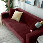 Velvet Plush diivani kate Elastne paks veniv tugitooli diivani kate nurgadiivani katted elutuppa L kujuga 1/2/3/4 istekohaga 3-Seater 190-230cm