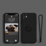 Pehme vedel silikoon koos r&otilde;ngahoidja &uuml;mbrisega iPhone'i 14 13 12 11 Pro Xs Max Xr X 13 Mini 8 7 6 Plus aluse s&otilde;rmeklambri kate jaoks For iPhone 6 6S