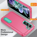 Kaasaskantav tugeva kaitsega tugi&uuml;mbris Samsung Galaxy S23 Ultra S 23 Plus S22 Ultra A54 A14 A04s A53 A13 mobiiltelefoni kate for Galaxy A53 5G roosa punane v&auml;rv