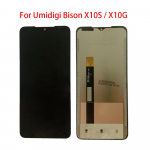 LCD-ekraan Umidigi Bison X10S X10G jaoks LCD-ekraan Puuteekraan Digitizer T&auml;ielik komplekt Asendus Bison X10G must