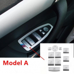CNORICARC kroomukse aknaklaasi t&otilde;stel&uuml;liti nupu katte trimmi kleebis BMW f20 f30 f48 f34 autole Model A