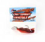Zman Chatterbait Mini Max uppuv peibutis 1/4 untsi Fire Craw (7845)
