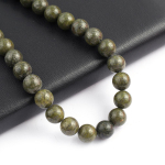 Isoaltion Jade Bead Looduskivi Tume Jade &Uuml;mmargused Helmed Ehete Valmistamine DIY Kaelakee K&otilde;rvar&otilde;ngad K&auml;ev&otilde;ru Aksessuaar 6mm