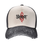 Slipknots Band Trucker M&uuml;tsid Riietus Mood Distressed puuvillane peakate Unisex stiilis Reguleeritav One Size