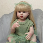 55 cm kogu kehaga pehmest silikoonvin&uuml;&uuml;list taass&uuml;ndinud v&auml;ikelapse t&uuml;druku nukk Realistlik vasts&uuml;ndinud nukk s&uuml;nnip&auml;evaks