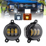 3,5-tollised 40 W LED-udutuled DRL 6500K valged Jeep Wrangler JK jaoks