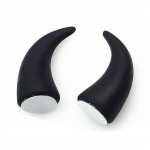 2 tk auto mootorratta kiiver Devil Horn kassi k&otilde;rvad kaunistus universaalne mootorratta auto stiilis kaunistus kiiver must