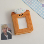 Korea 3-tolline pl&uuml;&uuml;sis Kpop kaardik&ouml;itja varrukad fotokaardihoidja kaks korda reaalajas Instaxi mini-fotoalbum fotokogumisraamatu jaoks pruun