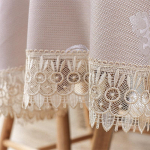 European Embroider laudlina ovaalne lauakate Elutoa laudlina Ristk&uuml;likukujuline teelaud Laudlina V&auml;ike katter&auml;tik 130x 180cm ellipse