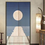 P&otilde;hjamaade maastik Lilled Uksekardin Vannitoa vaheseinakardinad Noren Curtain Elutuba K&ouml;&ouml;k Sissep&auml;&auml;su ukseava Kardinad 100x200cm