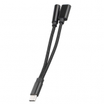 C-t&uuml;&uuml;pi USB-kaabel 3,5 mm helipistiku adapteri telefoni muunduri jaoturi juhe