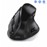 SeenDa laetav vertikaalne juhtmevaba hiir Bluetooth ergonoomiline m&auml;nguhiir Apple Macbooki s&uuml;learvutile must